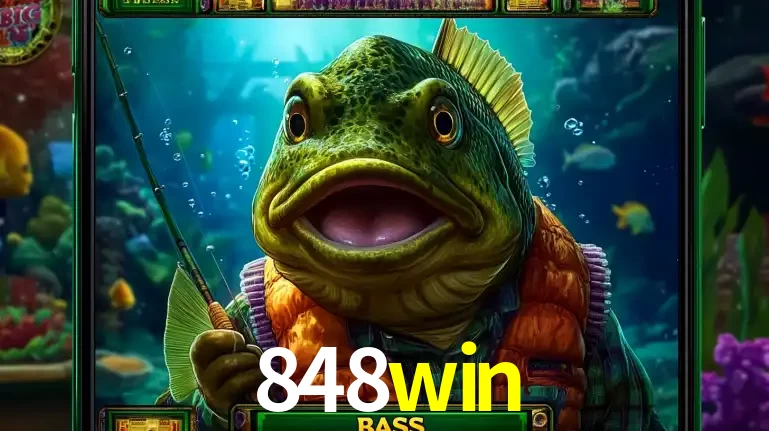 Personagem de peixe pescador do popular jogo de slot com tema de pescaria, uma das emocionantes opções de caça-níqueis para jogar e ganhar no cassino 848win.